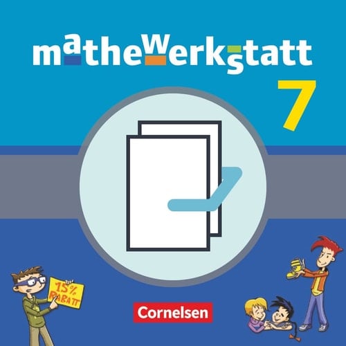 mathewerkstatt 7. Schuljahr. Schülerbuch mit Materialblock. Mittlerer Schulabschluss 40248-9 und 40246-5 im Paket