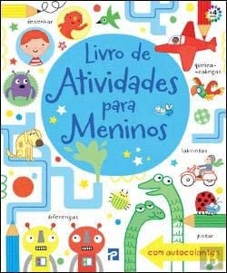 Livro de atividades para meninos