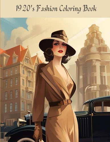 1920's Fashion Coloring Book