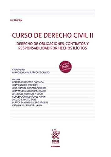 Curso de derecho civil II derecho de obligaciones, contratos y responsabilidad por hechos ilícitos