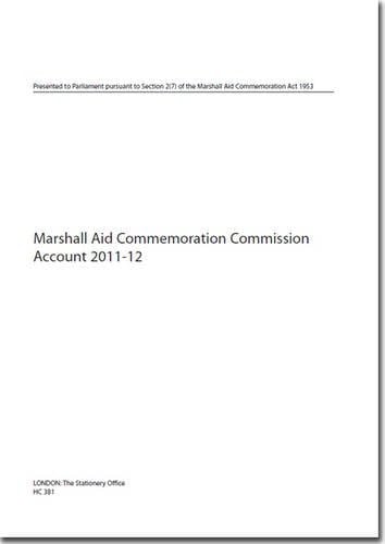 Marshall Aid Commemoration Commission Account 2011-12