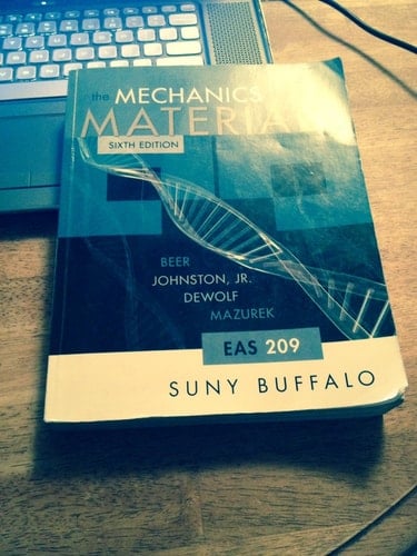 the Mechanics of Materials Sixth Edition SUNY Buffalo