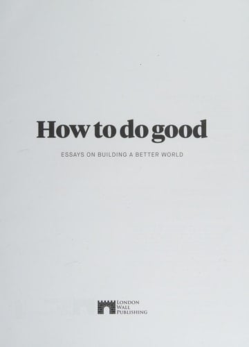 How to Do Good