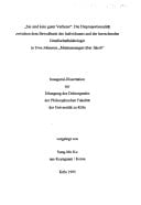 "Sie sind kein guter Verlierer": die Disproportionalität zwischen dem Bewusstsein des Individuums und der herrschenden Gesellschaftsideologie in Uwe Johnsons "Mutmassungen über Jakob"
