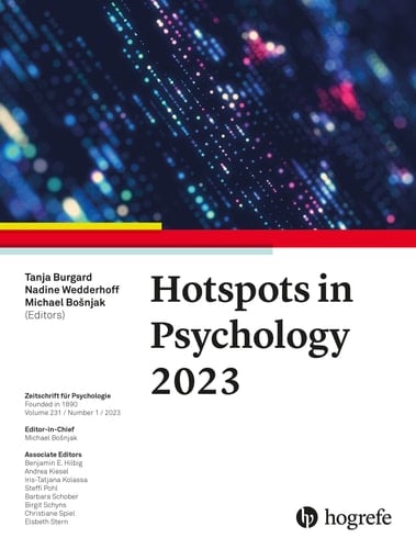 Hotspots in Psychology 2023