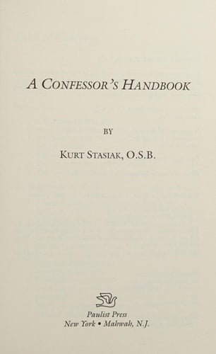 A Confessor's Handbook