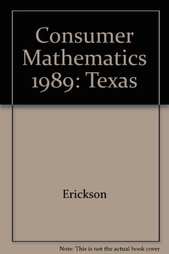 Consumer Mathematics, 1989 Texas