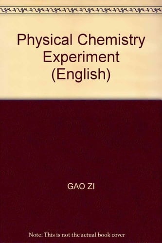 Experimental Physical Chemistry
