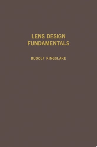 Lens Design Fundamentals
