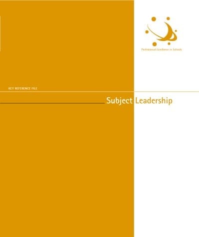 Subject Leadership Key Reference Handbook