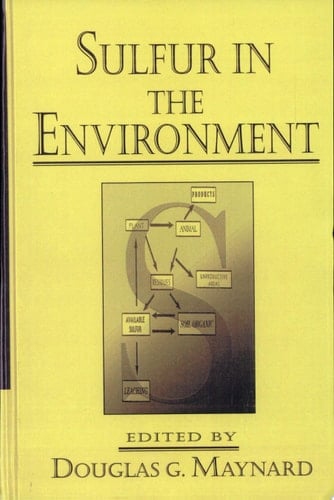Sulfur in the Environment