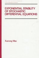 Exponential Stability of Stochastic Differential Equations
