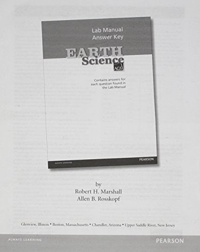 Ags Earth Science 2012 Lab Manual Answer Key Grade 6/12