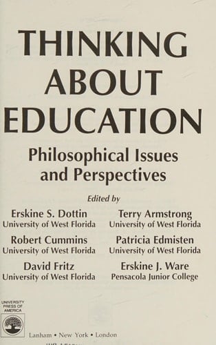 Thinking About Education