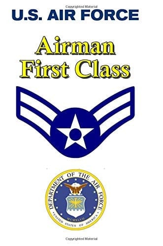 U. S. Air Force Airman First Class Enlisted Rank Insignia - Composition Notebook Journal Diary, College Ruled, 150 Pages