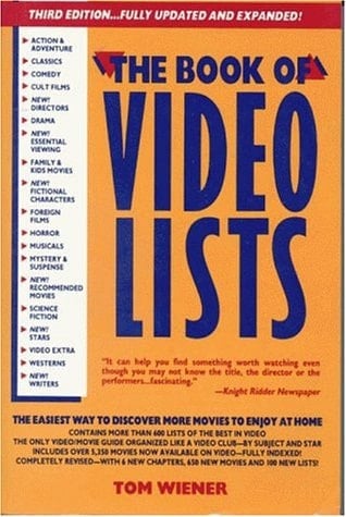 The Book of Video Lists