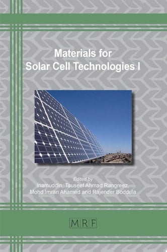 Materials for Solar Cell Technologies I