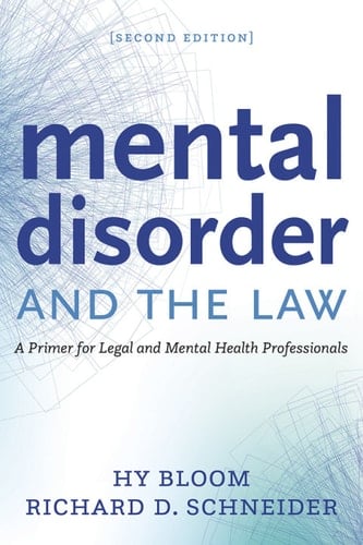 Mental Disorder and the Law