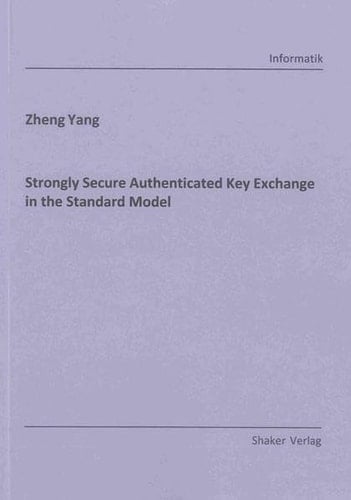 Strongly Secure Authenticated Key Exchange in the Standard Model