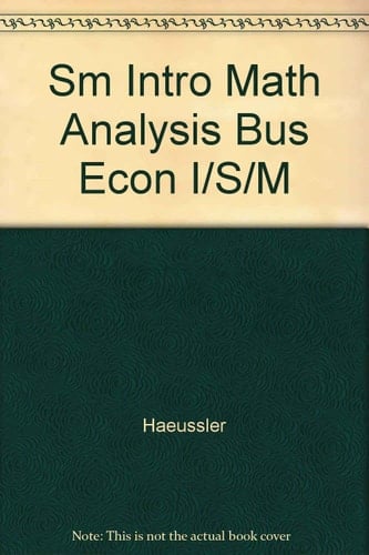 ISM and TIF Introduction Math
