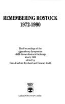 Remembering Rostock 1972-1990