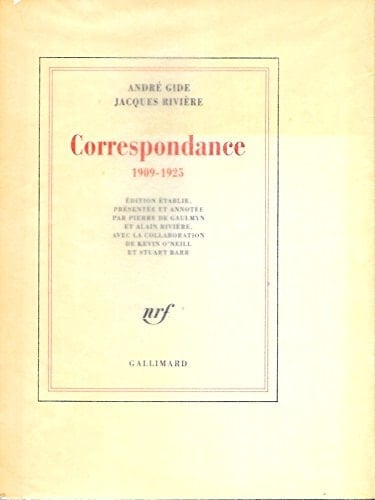 Correspondance 1909-1925