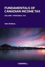 Fundamentals of Canadian Income Tax: Personal tax