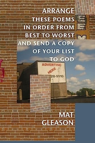 Arrange These Poems in Order from Best to Worst and Send a Copy of Your List Poems 1989 - 1992