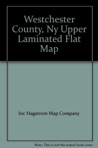 Westchester County, NY (Upper) Laminated Flat Map