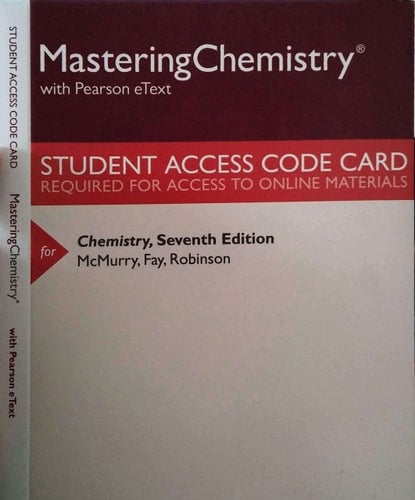 Modified MasteringChemistry with Pearson eText -- ValuePack Access Card -- for Chemistry