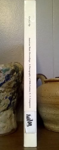 American Music Recordings: A Discography of 20Th-Century U.S. Composers