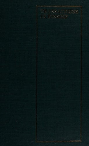 Transactions in Kinship : Adoption and Fosterage in Oceania (ASAO monograph ; no. 4)