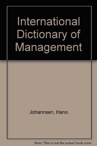 International Dictionary of Management