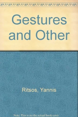 Gestures, and Other Poems, 1968-1970