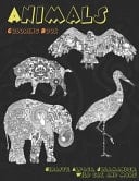 Animals - Coloring Book - Giraffe, Alpaca, Salamander, Wild Cat, and More