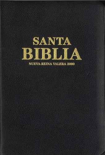 Santa Biblia Nueva Reina Valera 2020 - Piel Genuina Negra (Español)