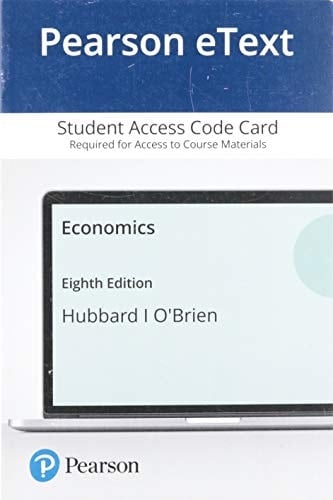 Pearson eText Economics -- Access Card