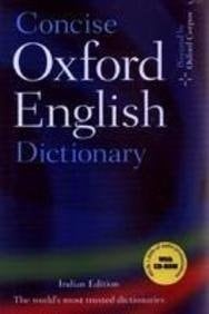 Concise Oxford English Dictionary With Cd-Rom
