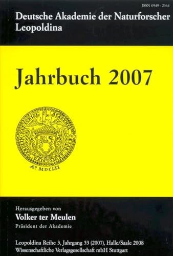 Jahrbuch 2007 Jahrgang 53