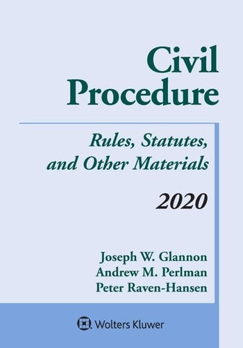 Civil Procedure Rules, Statutes, and Other Materials, 2020 Supplement
