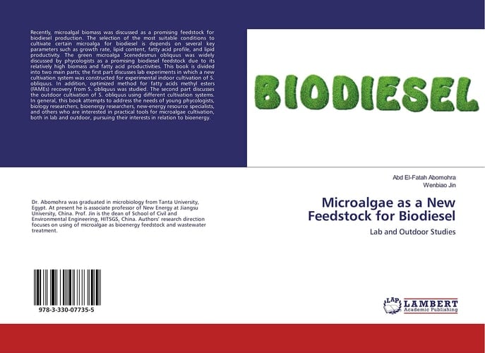 Microalgae as a New Feedstock for Biodiesel Lab and Outdoor Studies