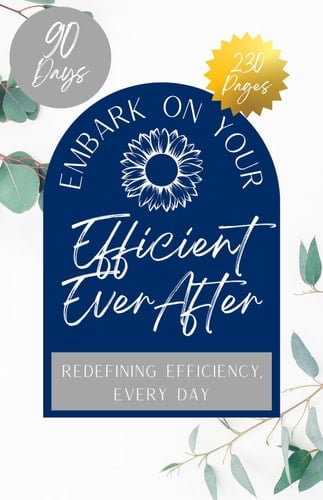 The Efficient EverAfter 90 Day Planner