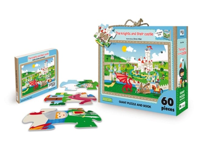 The Knights and Their Castle. Libro Puzzle. Con Libro