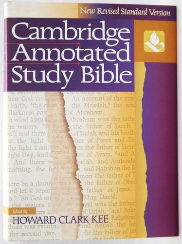 NRSV Cambridge Annotated Study Bible Hardback with jacket