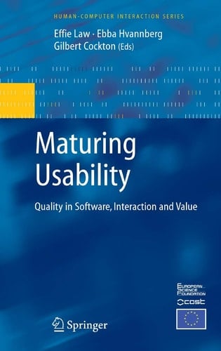 Maturing Usability Quality in Software, Interaction and Value