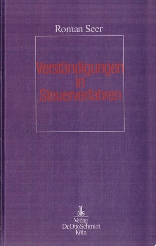 Verständigungen in Steuerverfahren