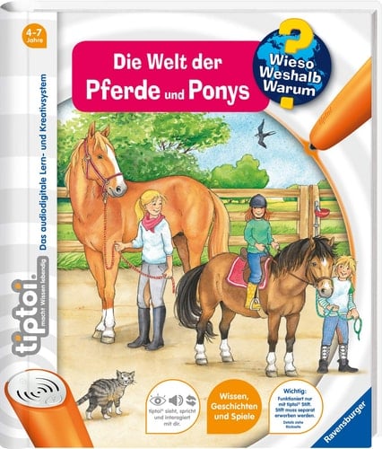 Die Welt der Pferde und Ponys mit über 800 Geräuschen und Texten ; 4 - 7 Jahre