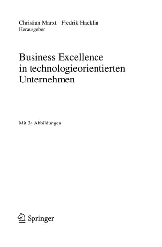 Business Excellence in technologieorientierten Unternehmen