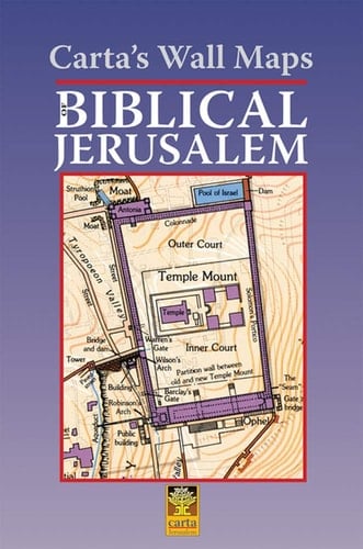 Carta's Wall Maps Biblical Jerusalem