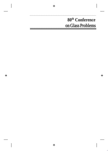 80th Conference on Glass Problems